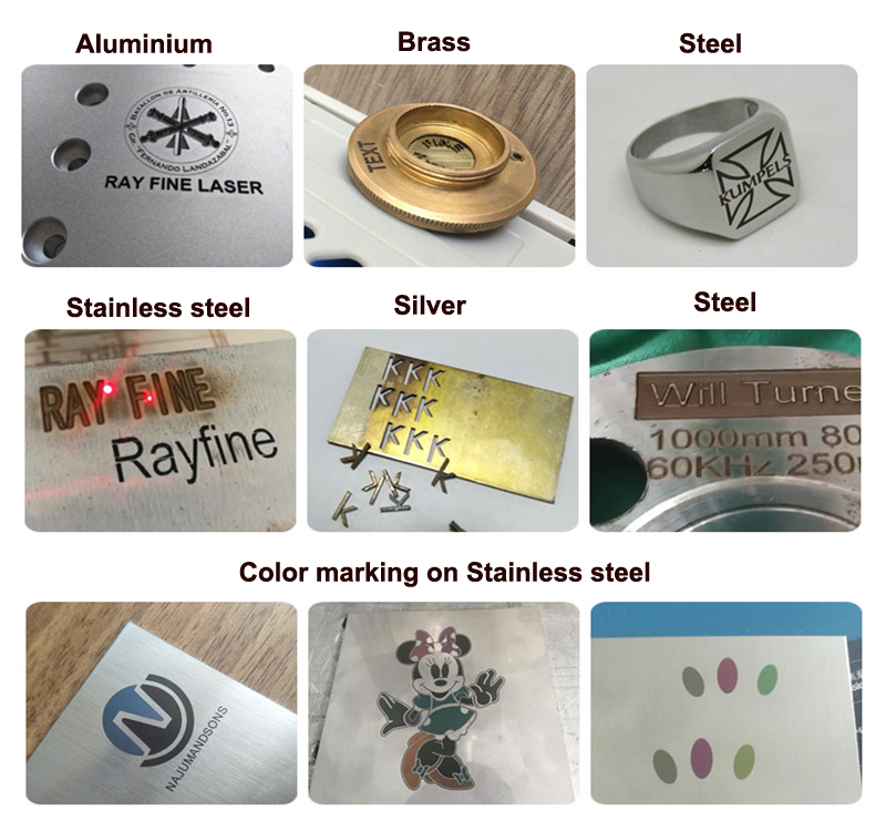 LM1 60W 100W 120W 深雕 和 切割 和 不锈 钢 打彩 文字 标注 标注